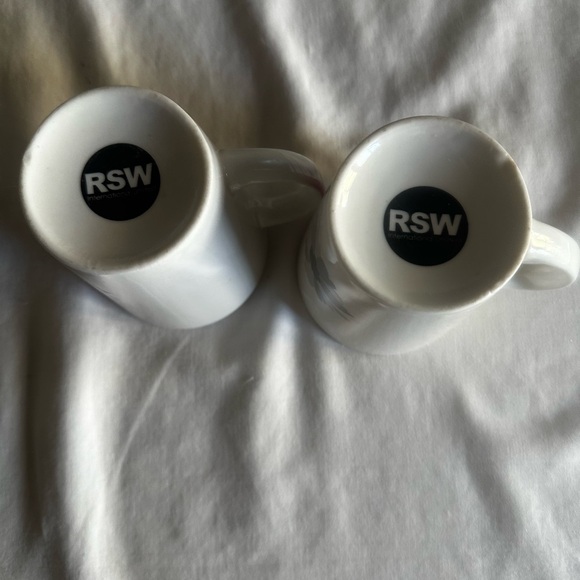 RSW INTERNATIONAL LIMITED POPPY PRINT TEA/COFFEE MUGS 4X3 SET OF 2 - Picture 8 of 10